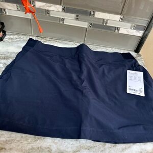 Athleta  Women's Brooklyn Skort Skirt Blue  Sz  14 New Tennis Golf Pickle Ball